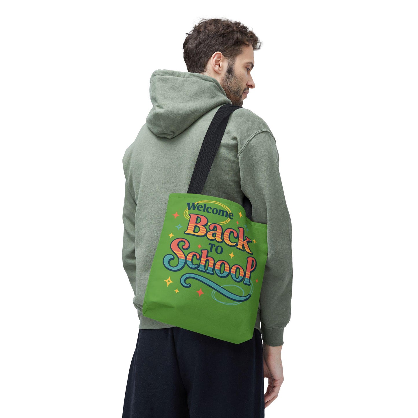 Back to School Tote Bag - Stylish Carryall for Students, School Events, College, Eco-Friendly, Gift for Teacher Appreciation Back to School