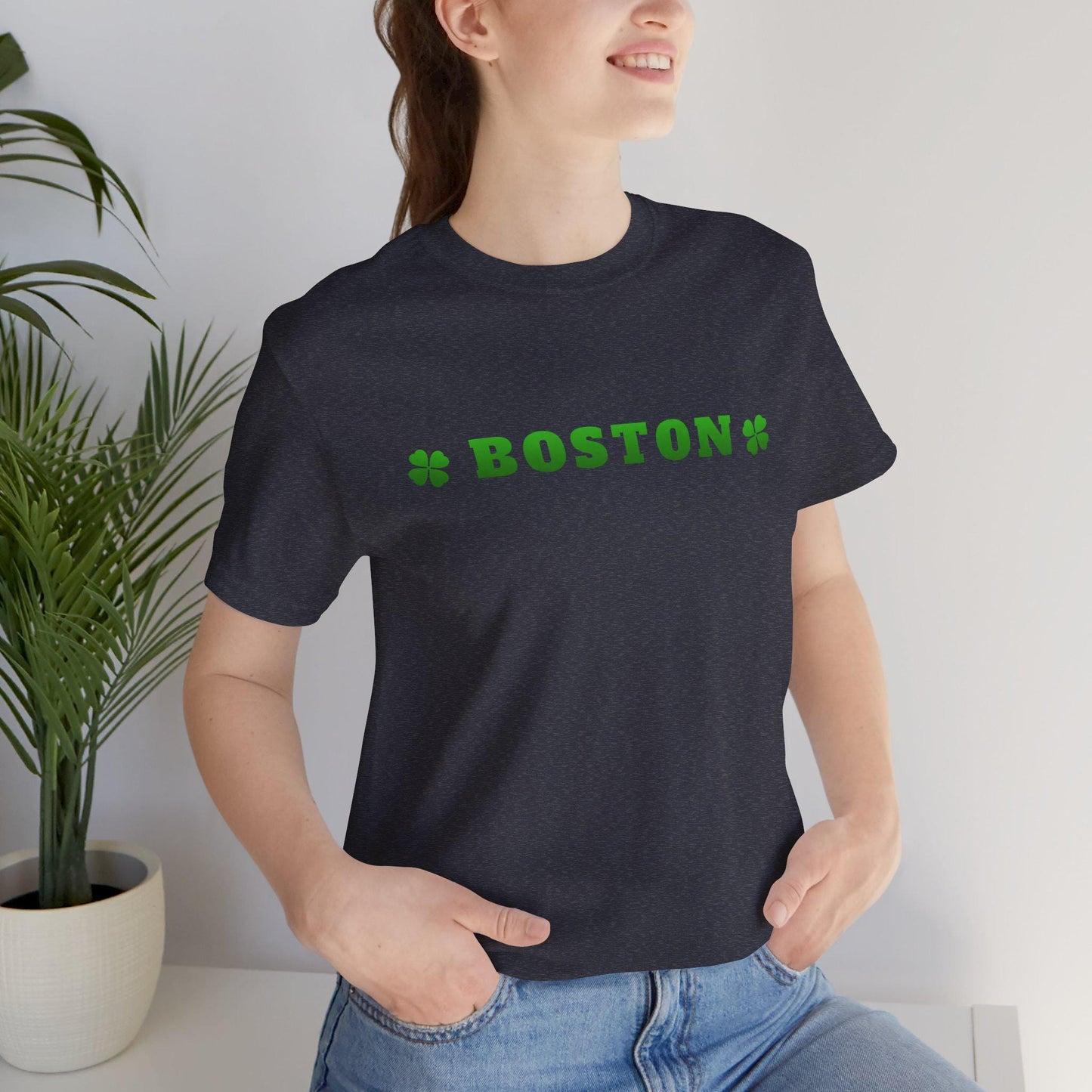 Boston Tee, Unisex Short Sleeve Shirt, Irish Festival T-Shirt, Casual Everyday Wear, Boston Pride Apparel