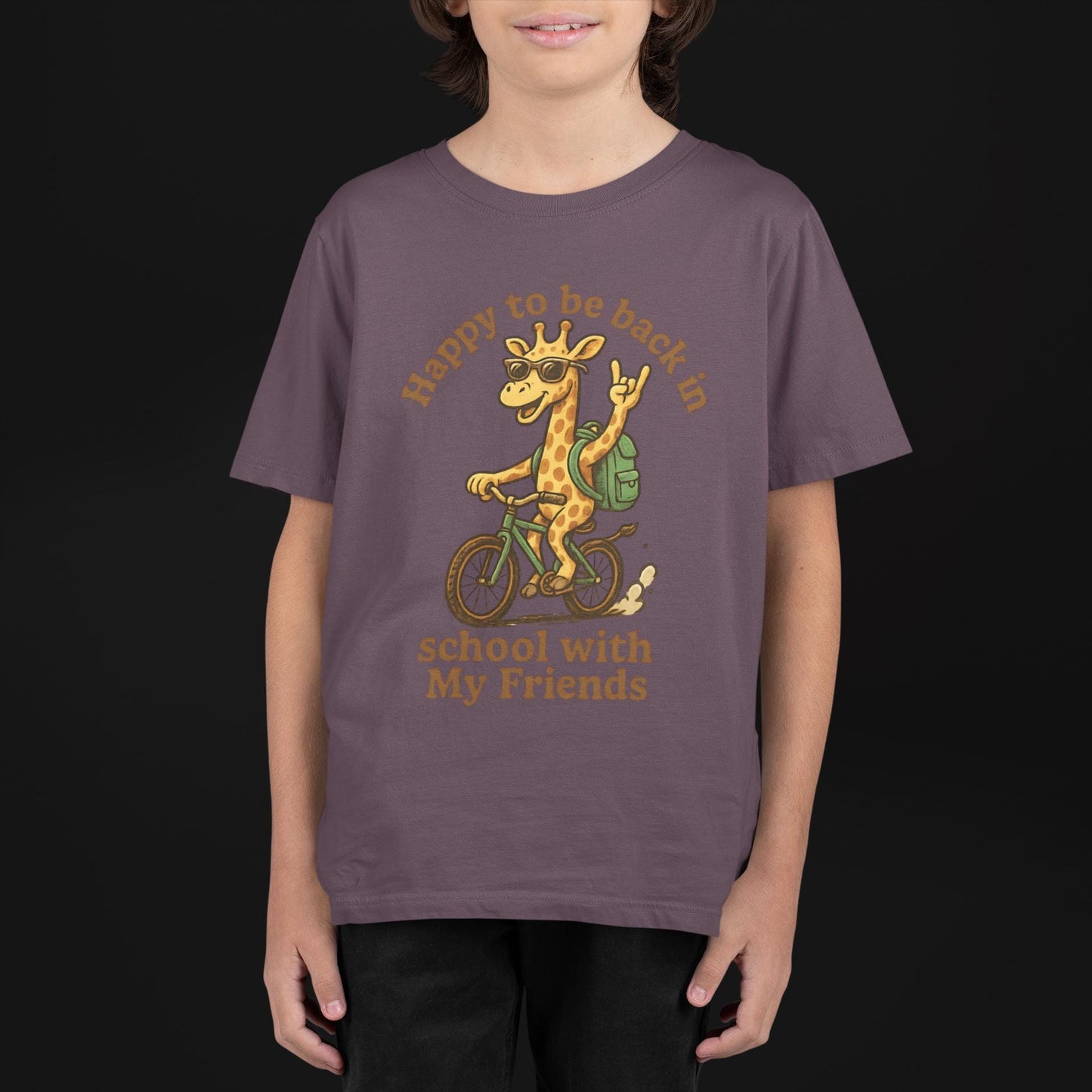 Back to School Giraffe Tee, Kids T-Shirt, Back to School Gift for Students, Welcome Back T-Shirt, Back-to-School T-Shirt, Student Shirt