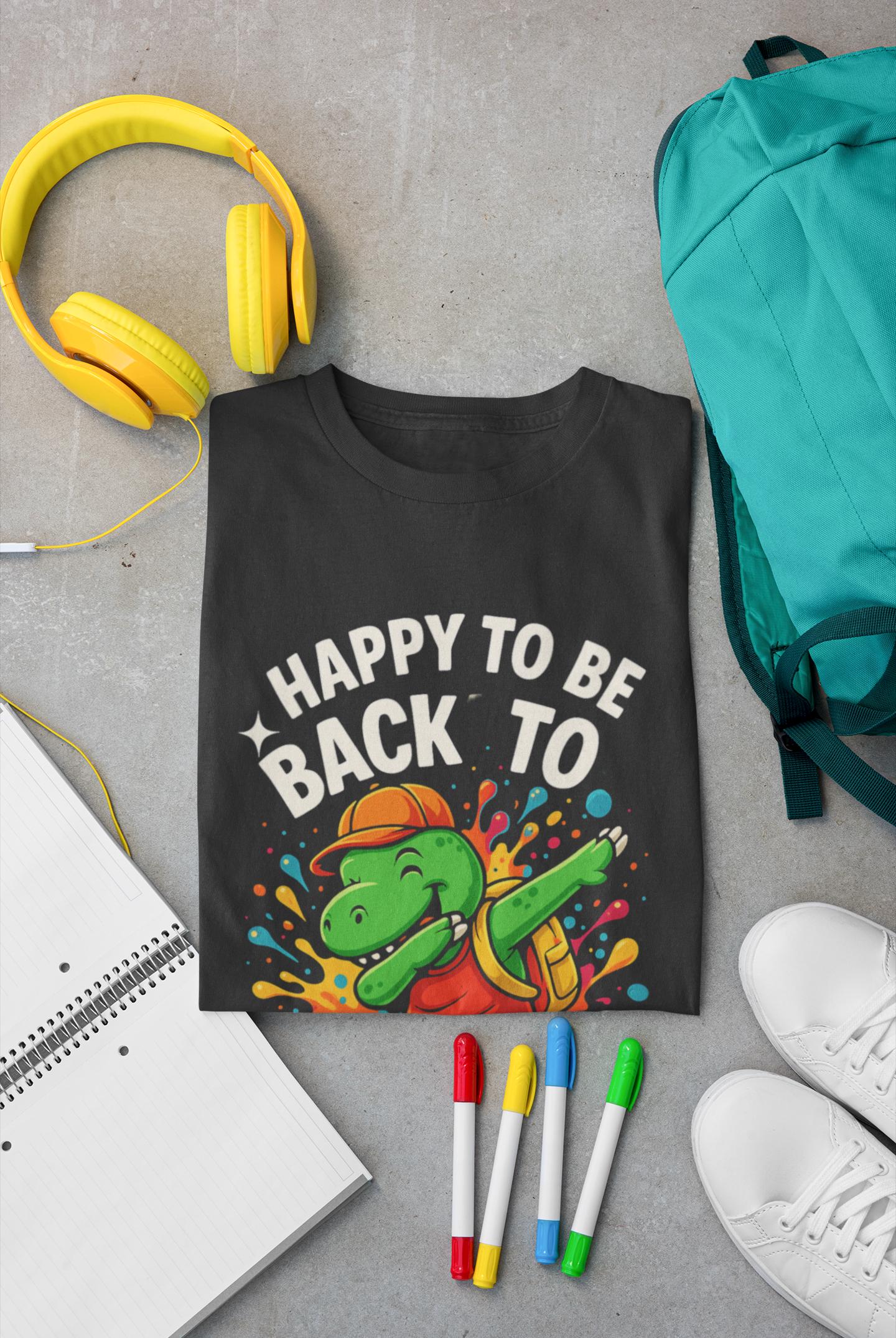 Back to School Dinosaur T-Shirt, Cute Dino Tee, Back to School Gift for Students, Welcome Back T-Shirt, Back2School T-Shirt, Student Shirt