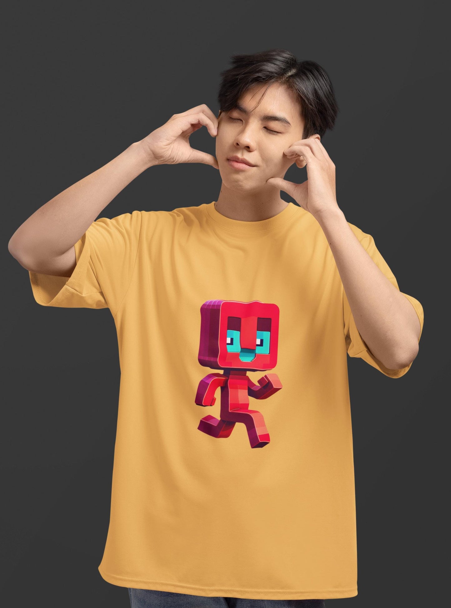 Pixelated Running Man Kid Tee - Fun Graphic Kids Tee, Vibrant Children's Apparel, Birthday Gift for Boys & Girls, Back to School Apparel