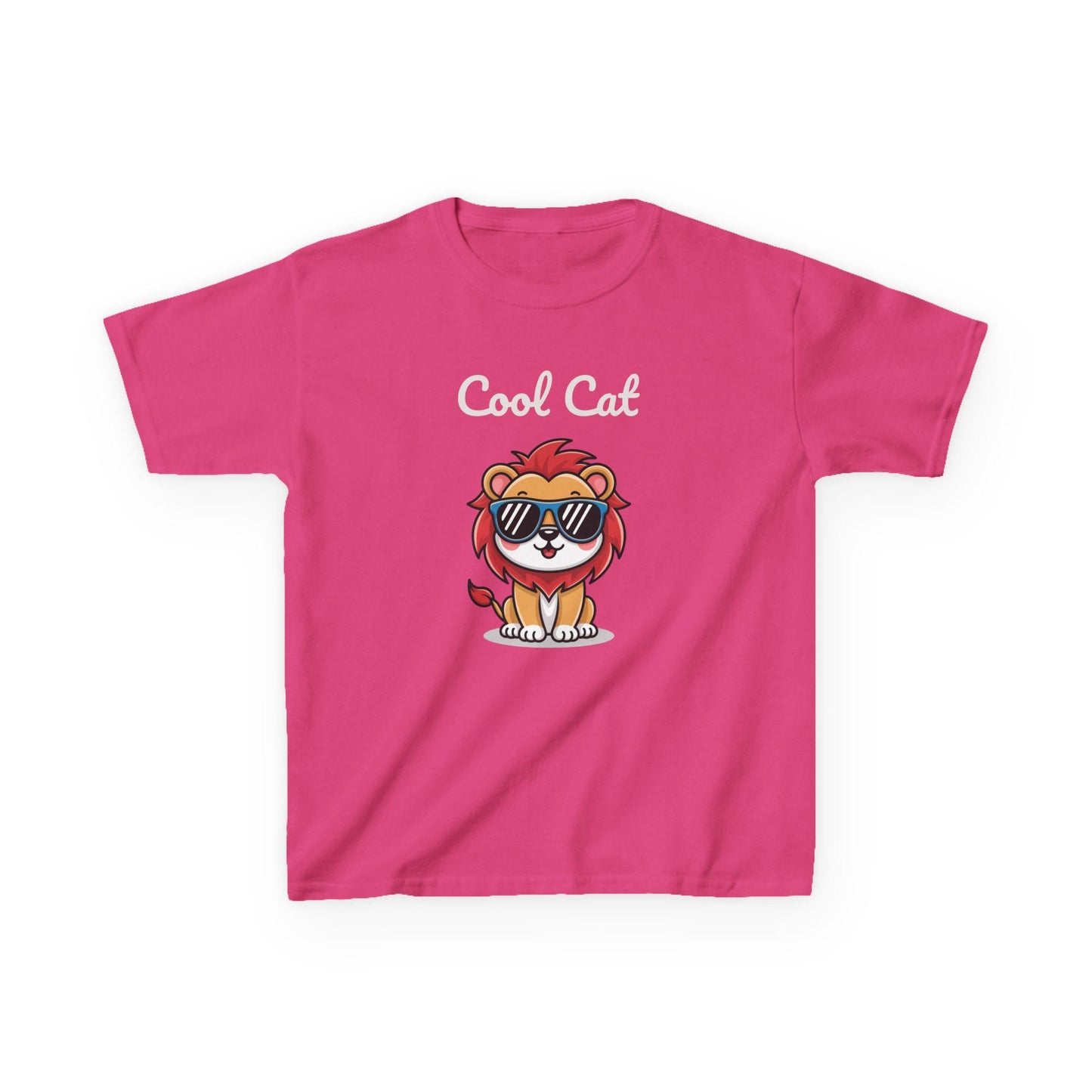 Cool Cat Kids Tee - Fun Animal Shirt, Gift for Children, Birthday Present, Cool Summer Wear, Cute Graphic Tee, Back to School Apparel