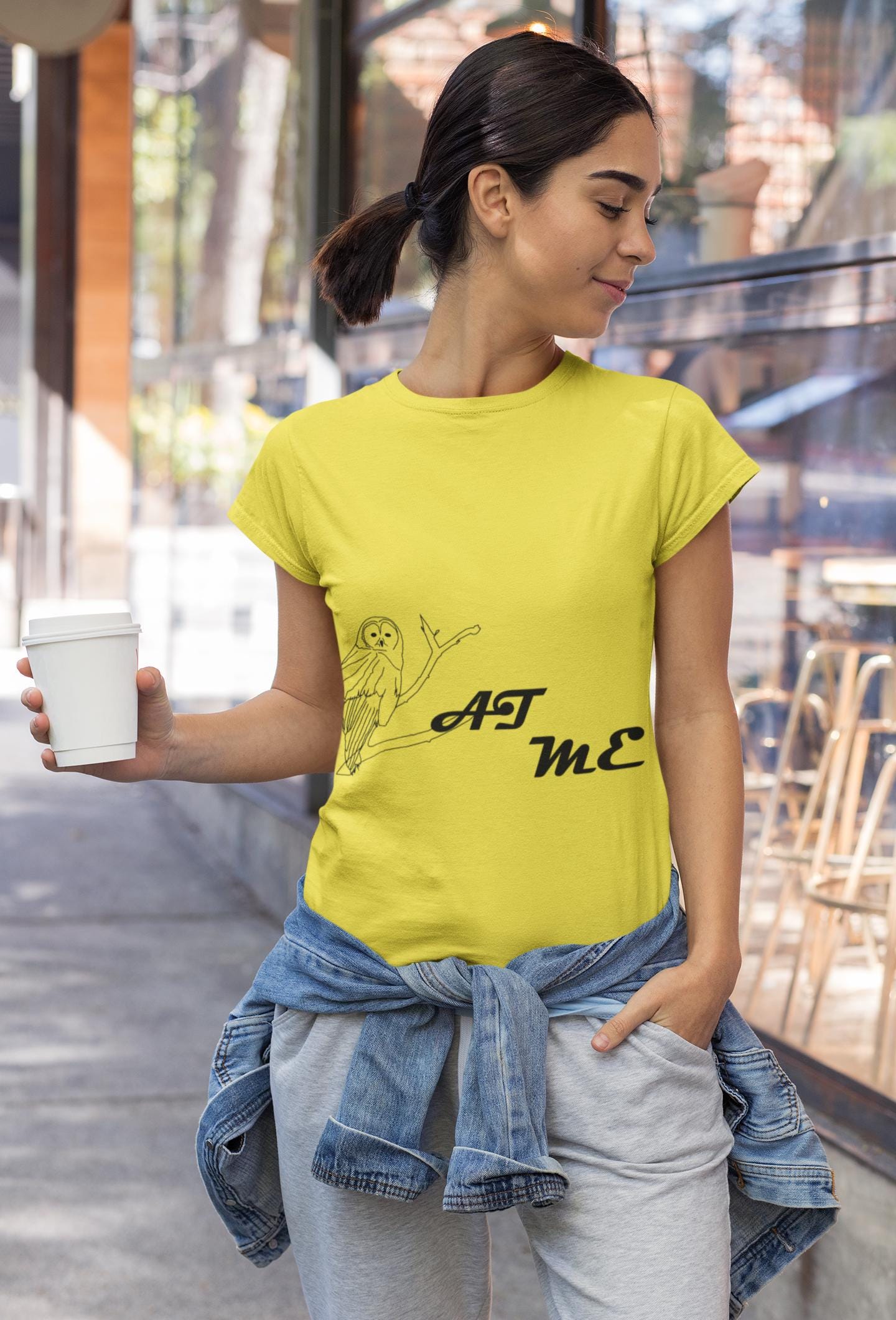 Funny Awl at me Unisex Tee, Humorous Tee, Graphic Tee, Fun Tee, Sarcastic Tee, Cute Tee