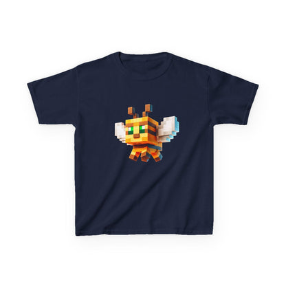 Minecraft Bee Inspired Kids Tee, Minecraft Bee Shirt, Fun Kids Tee, Gaming Apparel, Birthday Gift for Boys and Girls, Back to School Apparel
