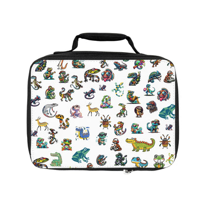 Animal Print Kid Lunch Bag, School Lunch Bag for Elementary & Middle School Kids, Back-to-School Essential, School Lunch Bag for Girls, Boys