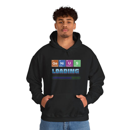 Genius Loading Graphic Sweatshirt, Funny Science Teacher Gift, Back to School Hoodie, Comfort Colors Casual Wear, Nerdy Back to School Top