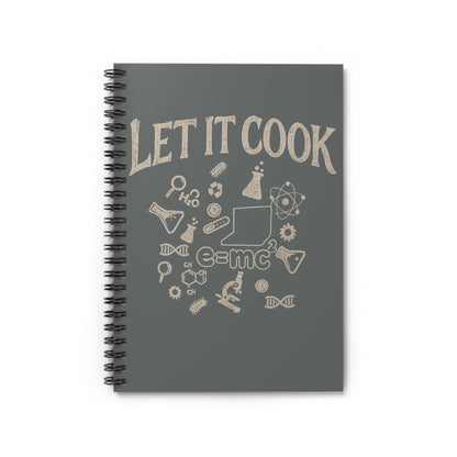 Science Lab Spiral Notebook, Chemistry Journal for Students Teachers STEM Gift Cute, Study Notes Planner Back to School Laboratory Scientist