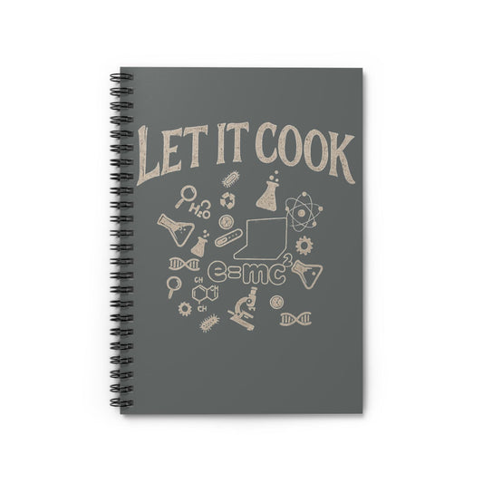 Science Lab Spiral Notebook, Chemistry Journal for Students Teachers STEM Gift Cute, Study Notes Planner Back to School Laboratory Scientist