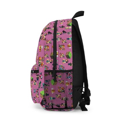 Game Characters Backpack for Kids, Gamer Bag, School Backpack, Gamer Wilderness Adventure Pack, Birthday Gift, Back to School Apparel