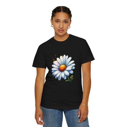 Summer Sunflower Floral Unisex T-Shirt, Cute Daisy Tee, Casual Summer Shirt, Perfect for Gifts, Spring Fashion Must-Have, Gardening Outfit