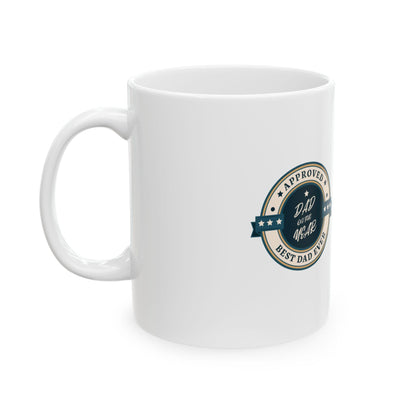 Personalized Husband Dad Grandpa Ceramic Mug - Perfect for Father's Day, Birthday Gift, Coffee Lover, Unique Dad Gift, Home Office Decor