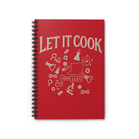 Science Lab Spiral Notebook, Chemistry Journal for Students Teachers STEM Gift Cute, Study Notes Planner Back to School Laboratory Scientist