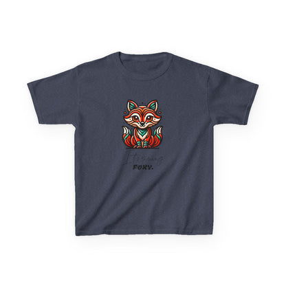 Colorful Foxy Kids Tee, Fun Graphic T-Shirt, Cute Animal Tee, Gifts for Young Ones, Fox Lover Shirt, Nature Lovers Shirt, Fun Animals Tee