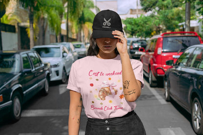 Brunch Club T-shirt, Weekend Style Tee, Breakfast Apparel, Bakery Lover Shirt, Foodie Shirt, Aesthetic Shirt, Trendy Tee, Comfort Colors Tee