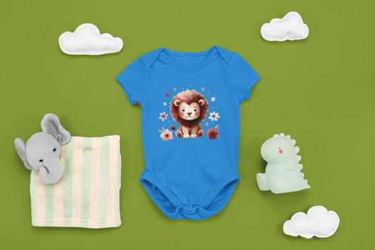 Baby Onesie Lion, Newborn Gift, Toddler Outfit, Baby Shower Gift, Baby Clothes, Spring Wear, Bodysuits for Newborn