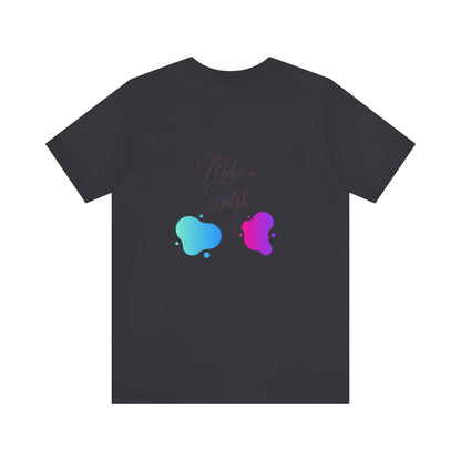 A stylish T-Shirt with a unique 'Make a slash' design, giving off a trendy and edgy vibe. Ideal for fashion-forward individuals.