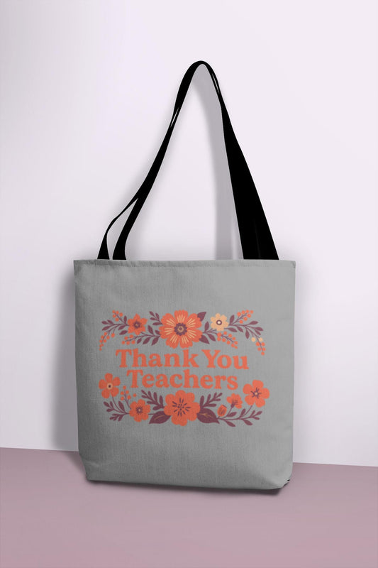 Thank You Teachers - Tote Bag - Perfect Gift for Educators, Back to School, Classroom Essentials, Teacher Appreciation, Eco-Friendly Bag