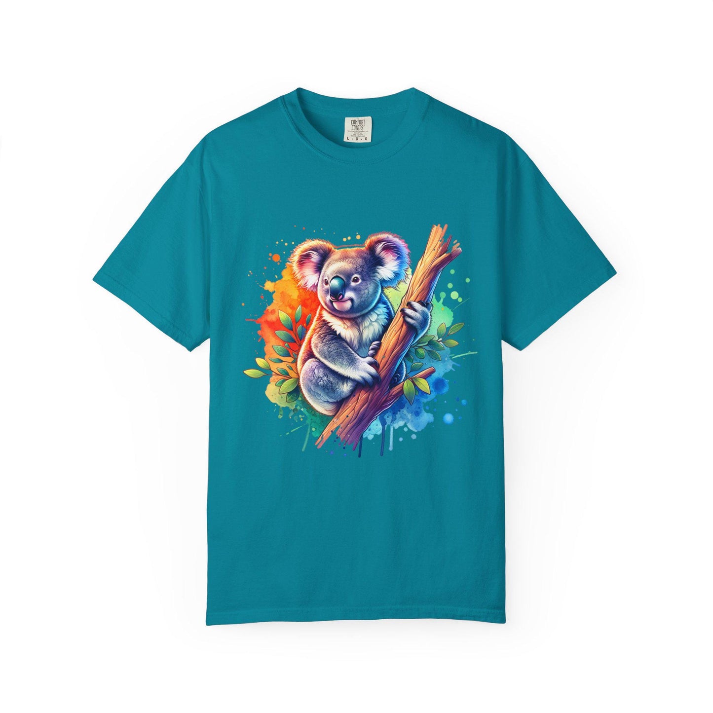 Koala Lover Graphic Art Tshirt, Cute Animal Tshirt, Gifts For Her  Him, Animal Lover Shirt, Funny Animal Shirt, Casual Comfort Colors Tee
