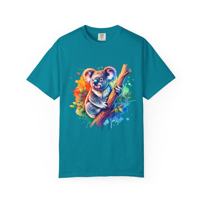 Koala Lover Graphic Art Tshirt, Cute Animal Tshirt, Gifts For Her  Him, Animal Lover Shirt, Funny Animal Shirt, Casual Comfort Colors Tee
