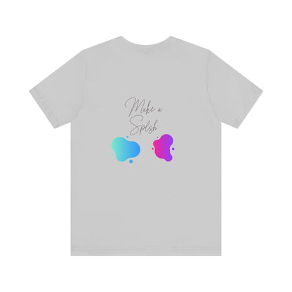 A stylish T-Shirt with a unique 'Make a slash' design, giving off a trendy and edgy vibe. Ideal for fashion-forward individuals.