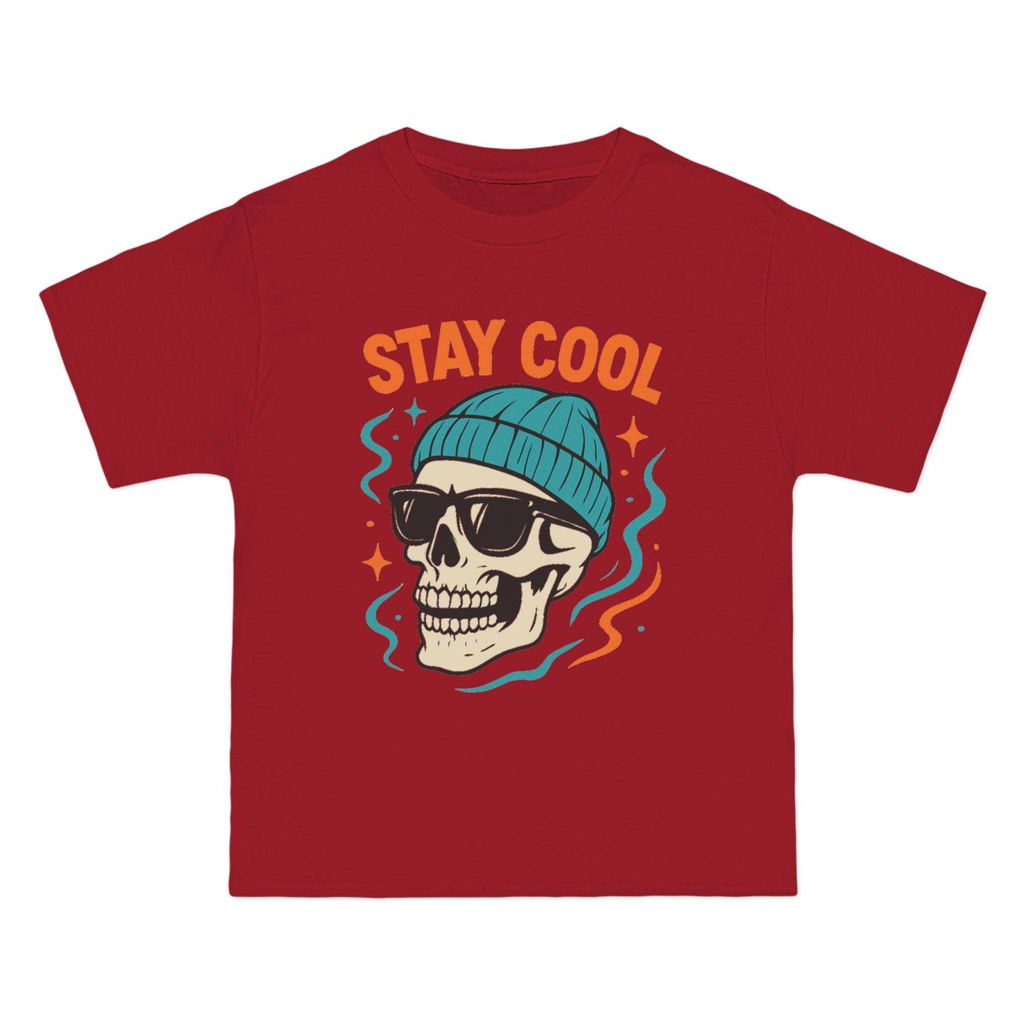 Cool Skull Graphic Tee - Unisex Short Sleeve T-Shirt, Edgy Streetwear, Fun Casualwear, Perfect Gift for Skater Friends, Stay Cool Design