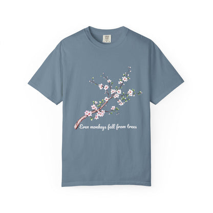 Cherry Blossoms Floral T-Shirt, Inspirational Quote Shirt, Gift for Nature Lovers, Casual Spring Tee, Motivational Apparel, Comfort Colors