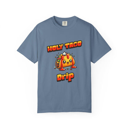 Holy Taco Drip Party Unisex T-shirt, Funny Foodie Cinco De Mayo Tee, Taco Squad Shirt, Friends Gift, Taco Graphic Tee, Mexican Fiesta Shirt