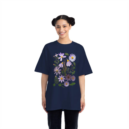 Boho Wildflowers Short-Sleeve T-Shirt, Spring Fashion, Casual Wear, Feminine Tee, Women's Floral Graphic Tee, Comfort Colors Tshirt