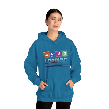 Genius Loading Graphic Sweatshirt, Funny Science Teacher Gift, Back to School Hoodie, Comfort Colors Casual Wear, Nerdy Back to School Top