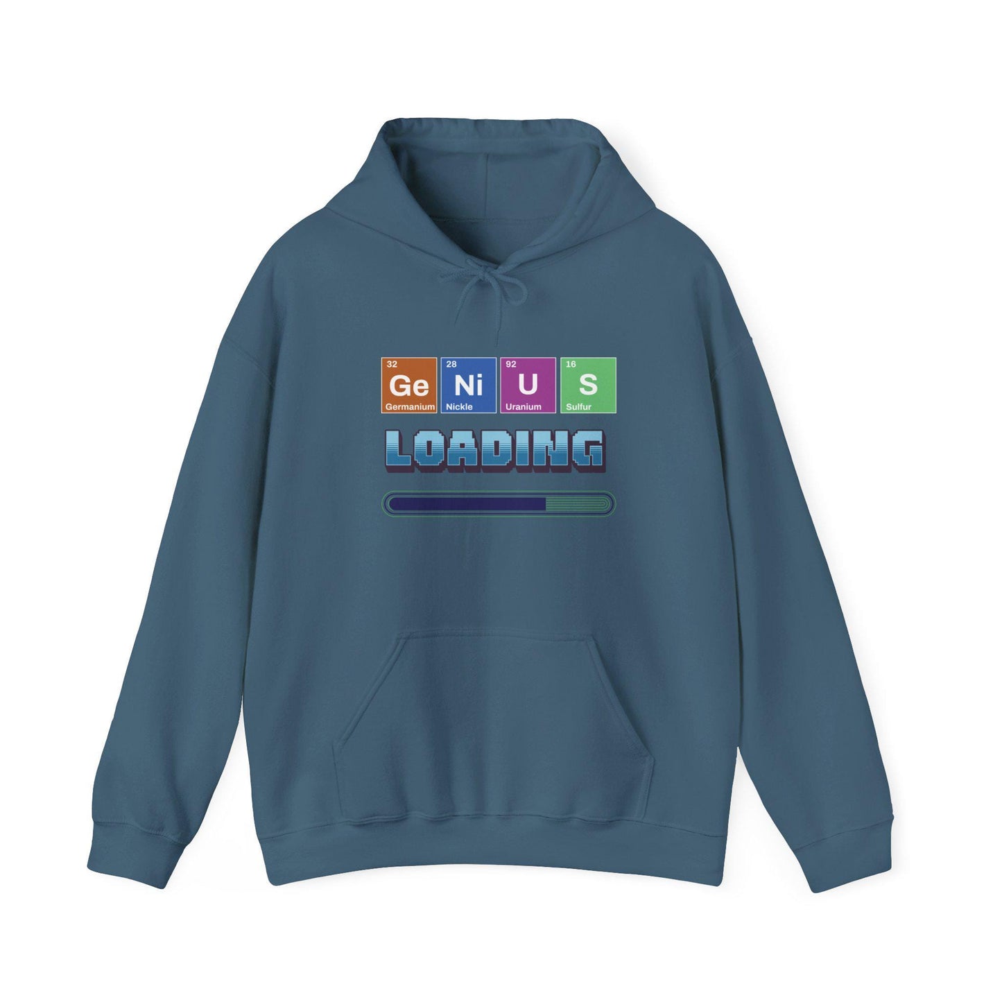 Genius Loading Graphic Sweatshirt, Funny Science Teacher Gift, Back to School Hoodie, Comfort Colors Casual Wear, Nerdy Back to School Top