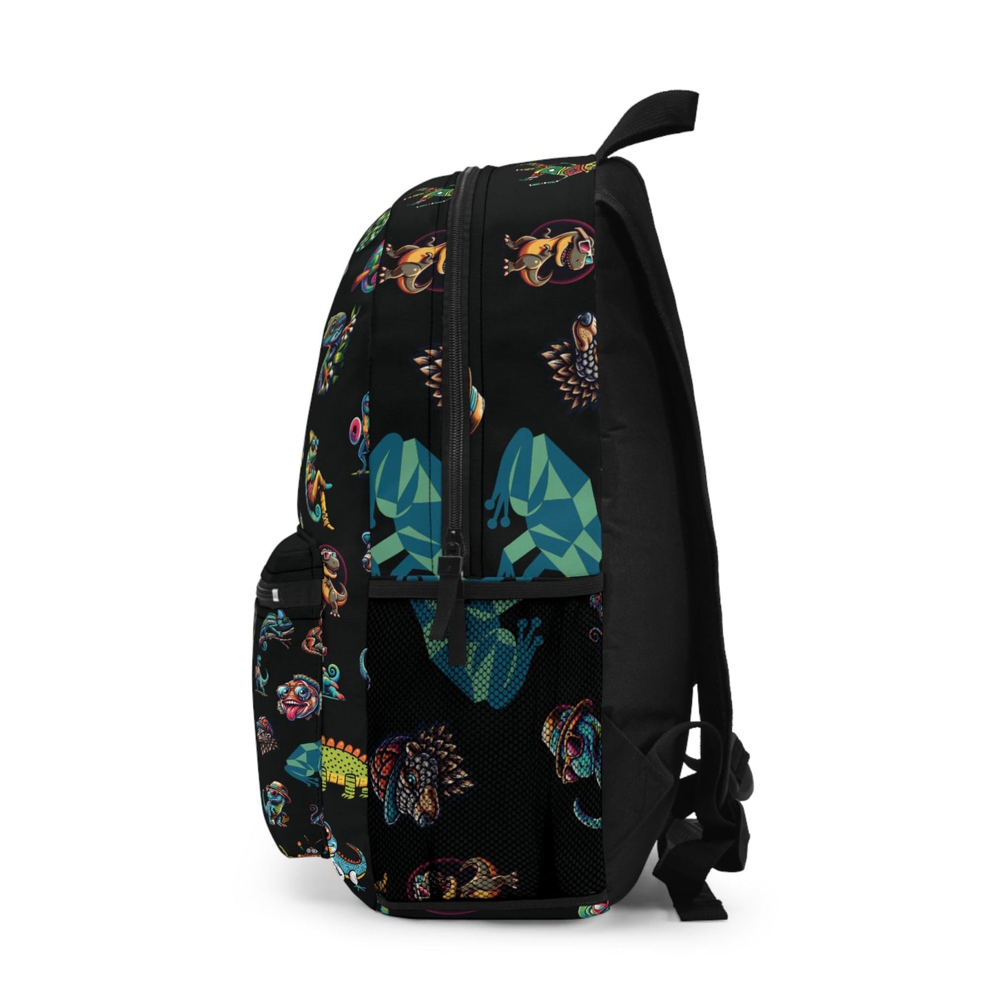 Animal Print Kids Backpack, Personalized School Bag for Elementary & Middle School Kids, Custom Name Bag for Gamer Enthusiast Back-to-School