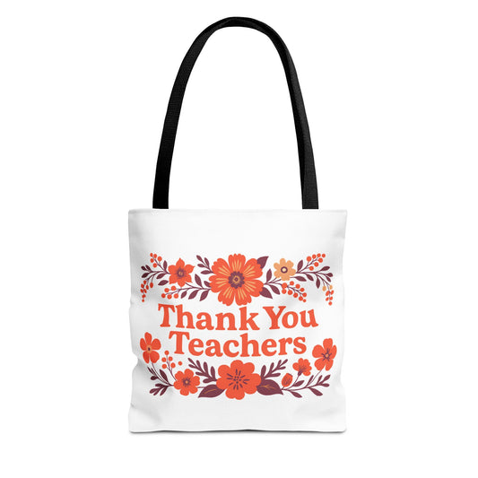 Thank You Teachers - Tote Bag - Perfect Gift for Educators, Back to School, Classroom Essentials, Teacher Appreciation, Eco-Friendly Bag
