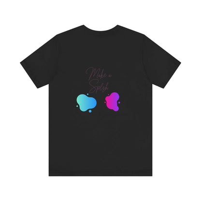A stylish T-Shirt with a unique 'Make a slash' design, giving off a trendy and edgy vibe. Ideal for fashion-forward individuals.
