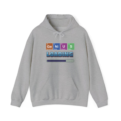 Genius Loading Graphic Sweatshirt, Funny Science Teacher Gift, Back to School Hoodie, Comfort Colors Casual Wear, Nerdy Back to School Top