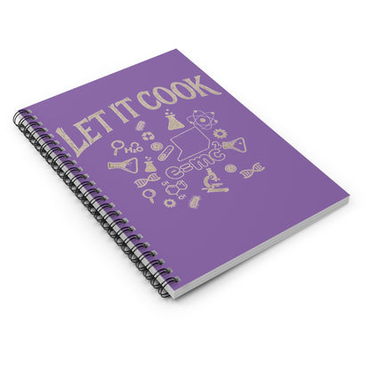 Science Lab Spiral Notebook, Chemistry Journal for Students Teachers STEM Gift Cute, Study Notes Planner Back to School Laboratory Scientist