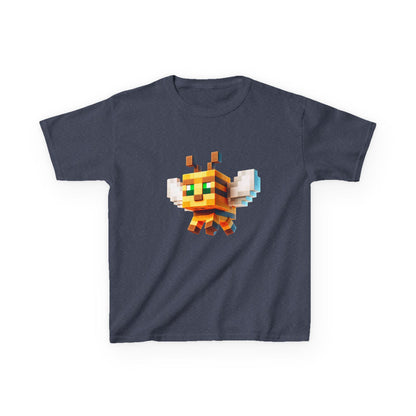 Minecraft Bee Inspired Kids Tee, Minecraft Bee Shirt, Fun Kids Tee, Gaming Apparel, Birthday Gift for Boys and Girls, Back to School Apparel