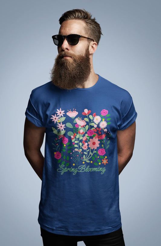 Spring Blooming  Kindness Floral T-Shirt, Flower Lover Gift, Casual Wear for All Occasions, Comfort Colors, Aesthetic Women's Tee, Outdoor