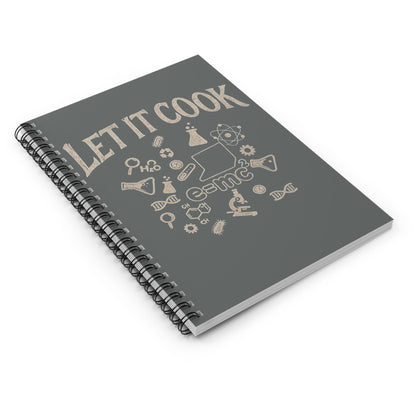 Science Lab Spiral Notebook, Chemistry Journal for Students Teachers STEM Gift Cute, Study Notes Planner Back to School Laboratory Scientist
