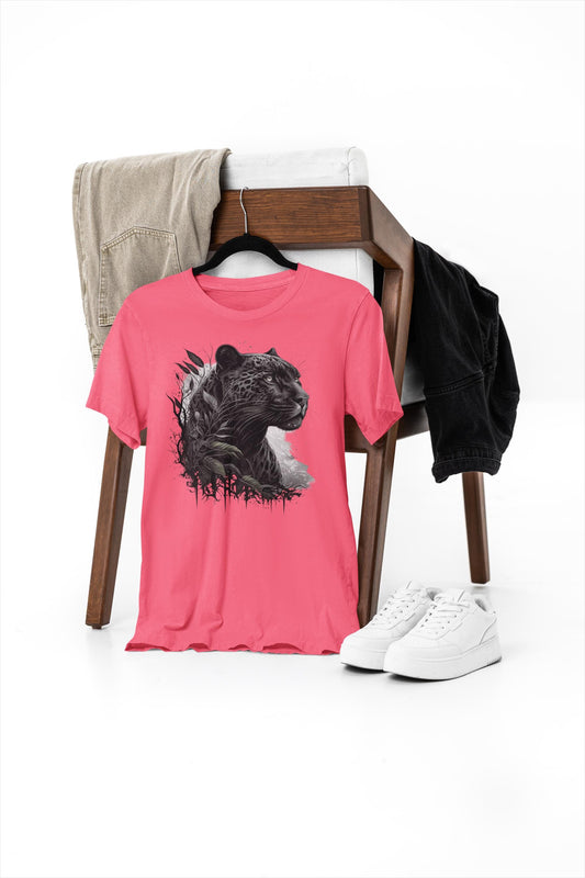 Cougar Vintage Shirt Tiger Graphic Tee, Wild Cat Shirt Retro Cougar, Animal Art Shirt, Eco-Friendly Fashion, Safari Cougar Casual Wear