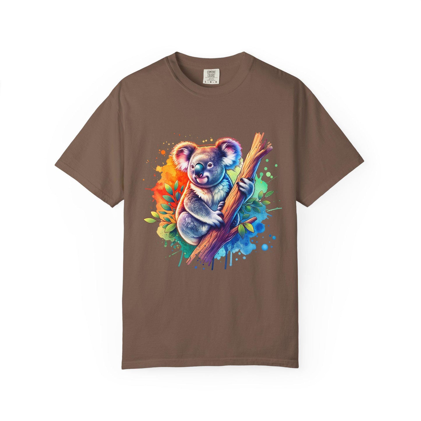 Koala Lover Graphic Art Tshirt, Cute Animal Tshirt, Gifts For Her  Him, Animal Lover Shirt, Funny Animal Shirt, Casual Comfort Colors Tee
