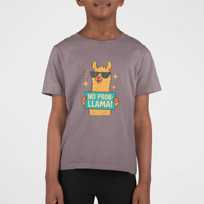 Kids Llama T-Shirt - Fun Cotton Tee for Playful Children, Birthday Parties, Summer Outfits, Casual Animal Lovers Tee, Back to School Apparel