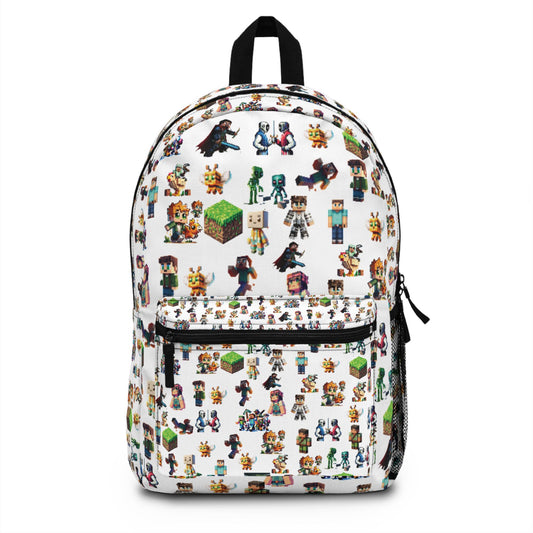 Game Characters Backpack for Kids, Gamer Bag, School Backpack, Gamer Wilderness Adventure Pack, Birthday Gift, Back to School Apparel