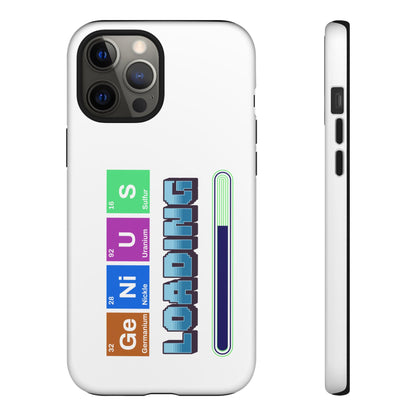 Loading Genius Phone Case, Educational Gift for Teachers, Science Lover Accessory, Geek Chic Mobile Cover, Fun Student Back to School Gift