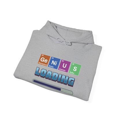Genius Loading Graphic Sweatshirt, Funny Science Teacher Gift, Back to School Hoodie, Comfort Colors Casual Wear, Nerdy Back to School Top