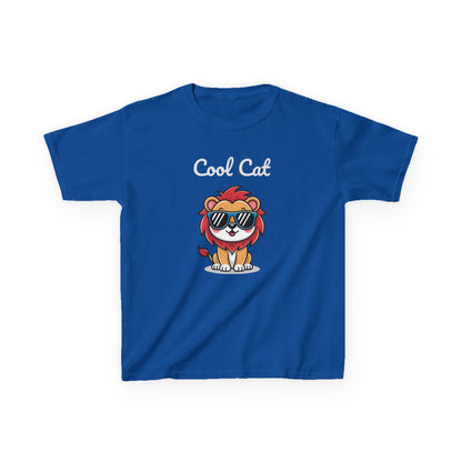 Cool Cat Kids Tee - Fun Animal Shirt, Gift for Children, Birthday Present, Cool Summer Wear, Cute Graphic Tee, Back to School Apparel