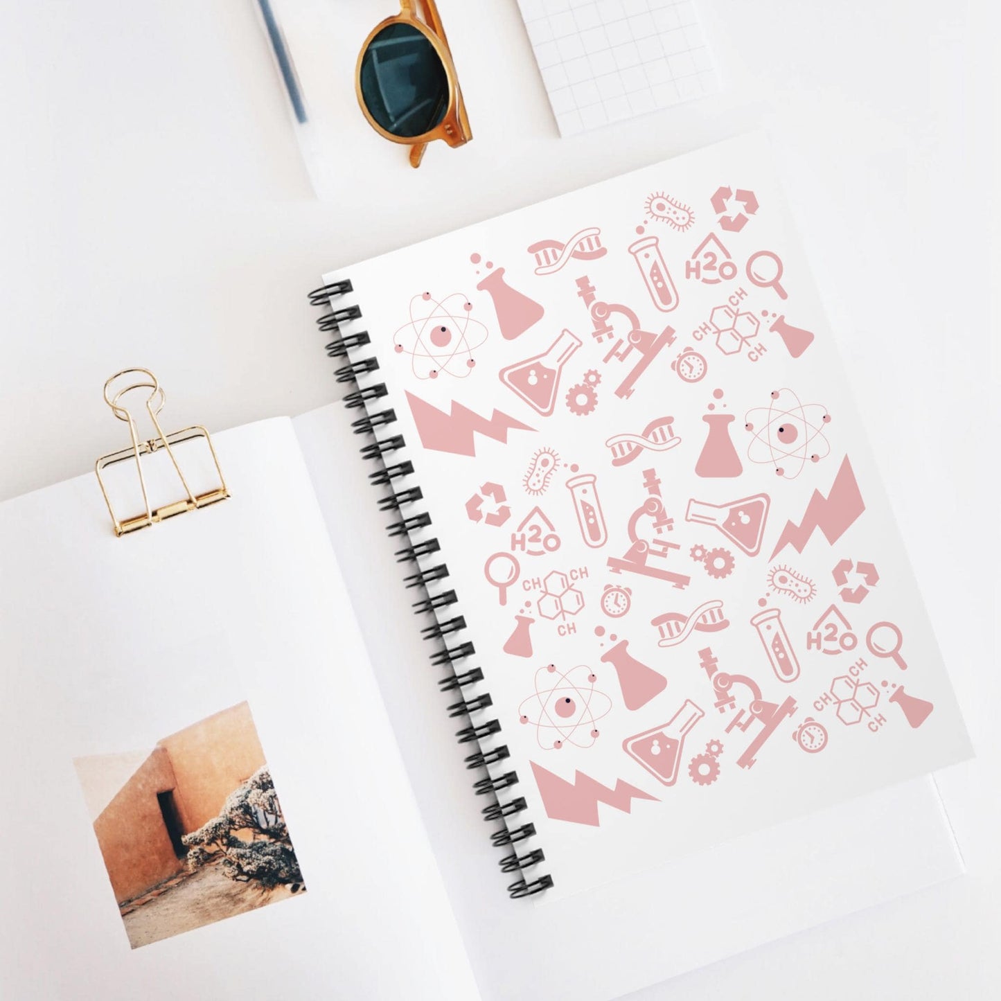 Cute Science-Themed Spiral Notebook - Perfect for Students & Science Lovers, Gift for Back to School, Journaling, Note-taking, Study [...]