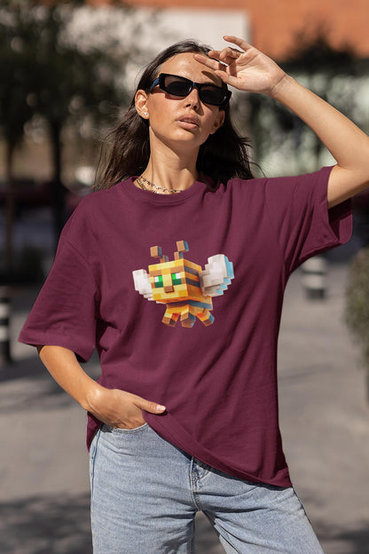Minecraft Bee Inspired Kids Tee, Minecraft Bee Shirt, Fun Kids Tee, Gaming Apparel, Birthday Gift for Boys and Girls, Back to School Apparel