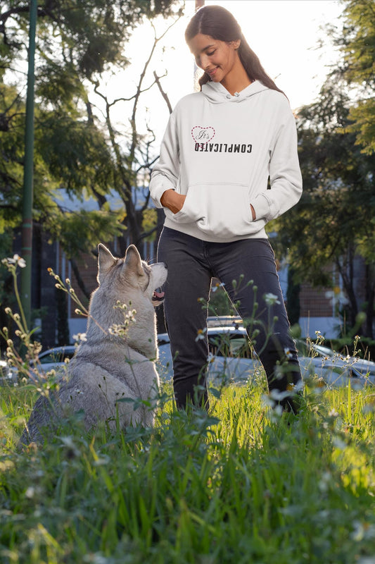 Complicated Love Unisex Hoodie | Cozy Layer for Every Season, Perfect Gift for Couples, Valentine's Day, Birthday, and Casual Wear