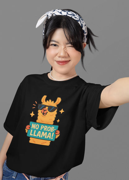 Kids Llama T-Shirt - Fun Cotton Tee for Playful Children, Birthday Parties, Summer Outfits, Casual Animal Lovers Tee, Back to School Apparel