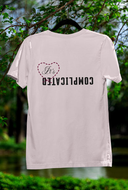 It's Complicated Unisex Jersey Short Sleeve Tee, Funny Relationship Humor Shirt, Gift for Friends, Casual Wear, Couples Gift, Trendy [...]